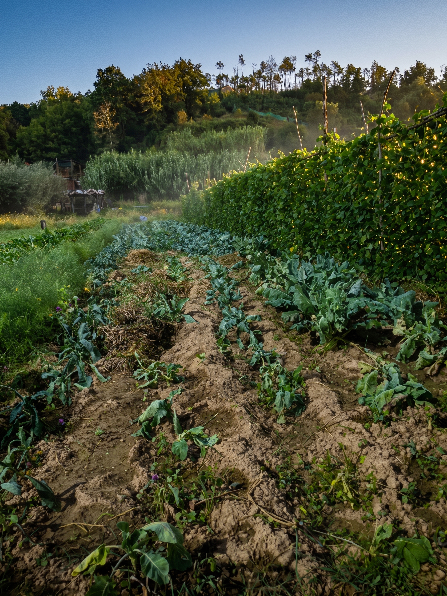 Orti coltivati a Pignone