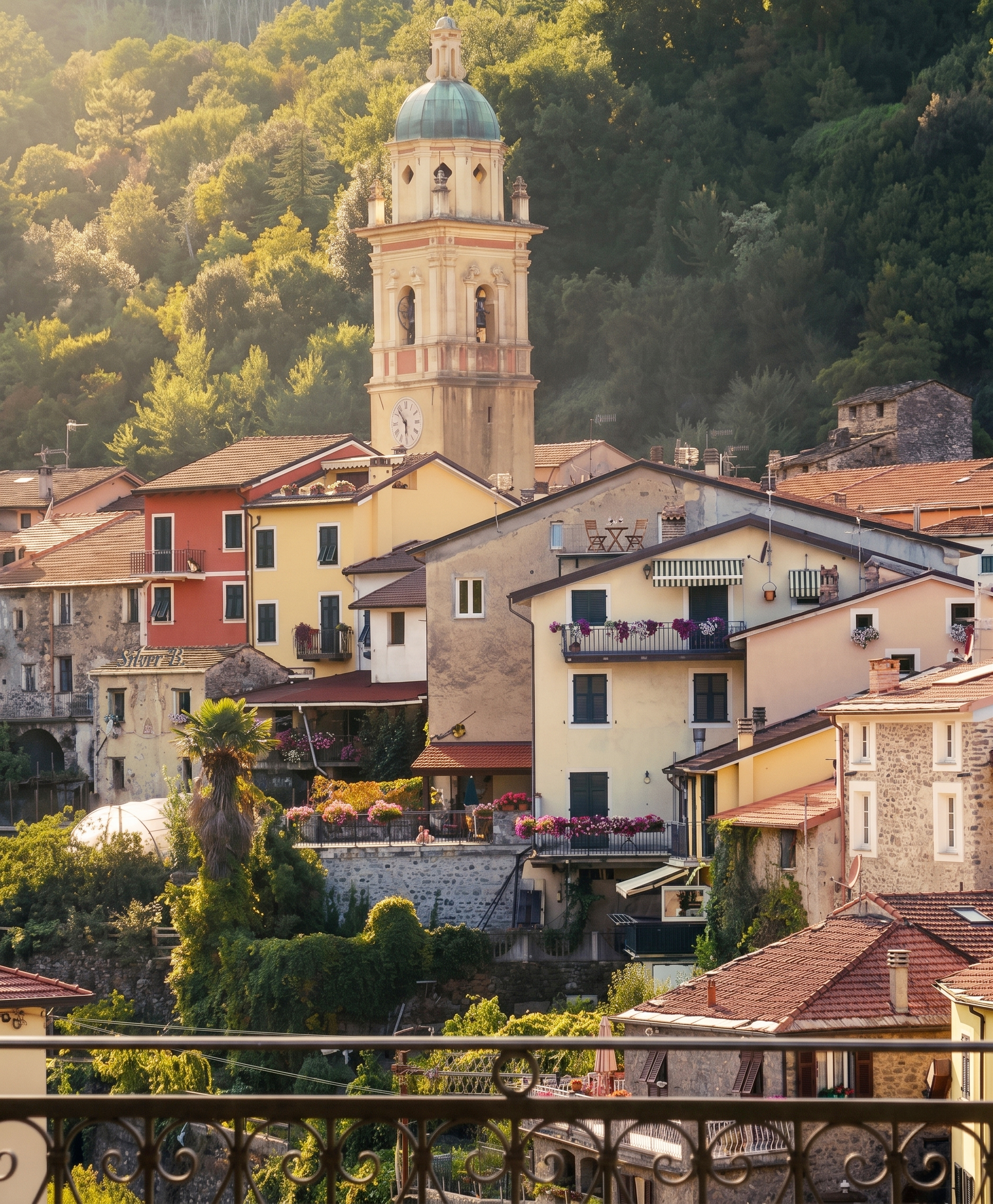 Il campanile e i tetti di Pignone